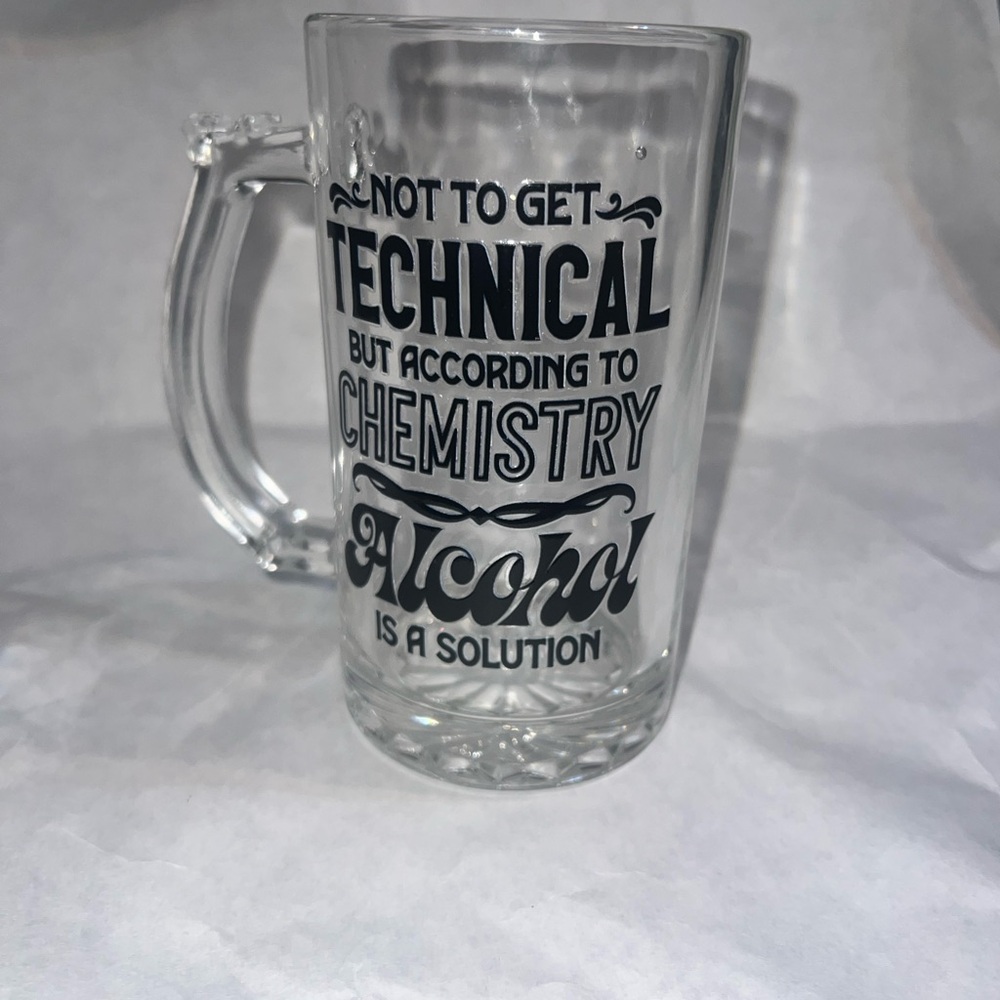 CHEMISTRY- Cheers to You: Custom Handmade Beer Mugs – Raise Your Glass
